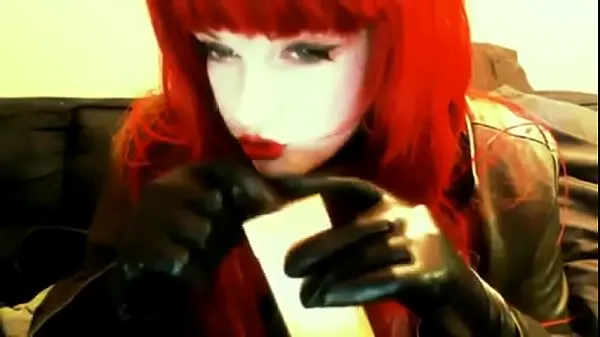 Toon goth redhead smoking Drive-films