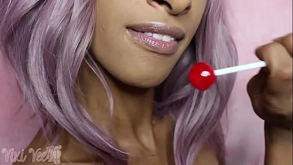 Visa Longue Long Tongue Mouth Fetish Lollipop FULL VIDEO drivfilmer
