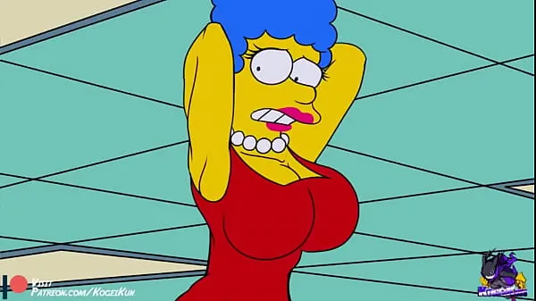 显示Marge Simpson tits驱动器电影