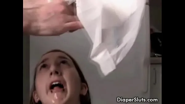 Show y. slut drinking her piss from diaper drive Movies