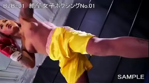 Vis Yuni DESTROYS skinny female boxing opponent - BZB01 Japan Sample drive-filmer