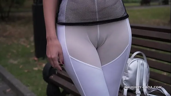 Prikaži filme See-through outfit in publicdrive