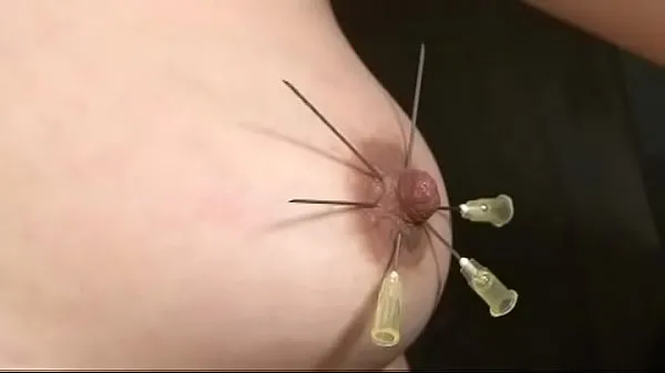 Hiển thị japan BDSM piercing nipple and electric shock drive Phim