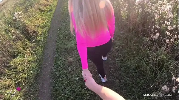Show Public Outdoor Fuck Babe with Sexy Butt - Young Amateur Couple POV drive Movies