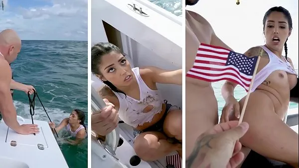 Visa BANGBROS - Cuban Hottie, Vanessa Sky, Gets Rescued At Sea By Jmac drivfilmer