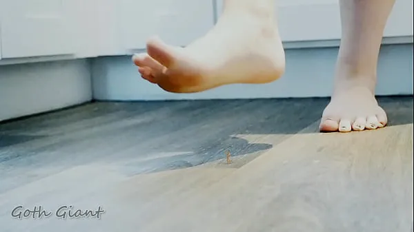Toon giantess foot crush Drive-films