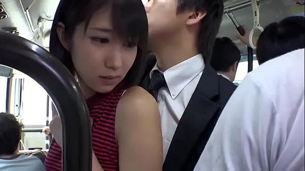Vis Horny beautiful japanese fucked on bus drive-filmer