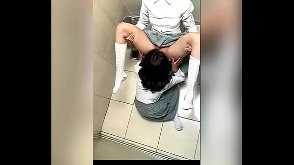 Show Two Lesbian Students Fucking in the School Bathroom! Pussy Licking Between School Friends! Real Amateur Sex! Cute Hot Latinas drive Movies
