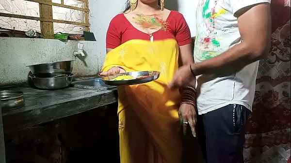 Show XXX Bhabhi Fuck in clean Hindi voice by painting sexy bhabhi on holi drive Movies