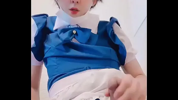 I wore maid clothes and masturbated 드라이브 영화 표시