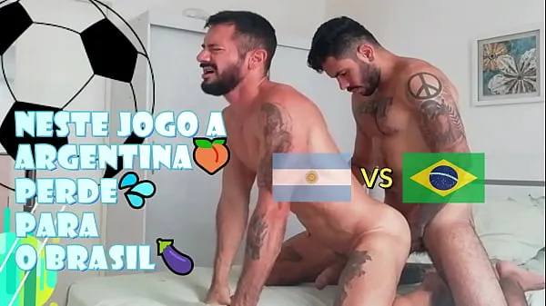 Show Departure the Argentine fanatic loses to Brazil - He cums in the Ass - With Alex Barcelona & Cassiofarias drive Movies