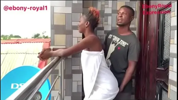 Toon Lagos big boy fuck her step sister at the balcony full video on Red Drive-films