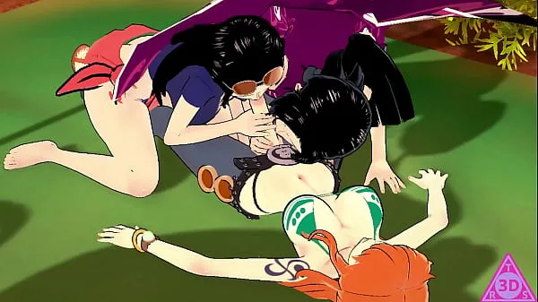 Pokaż filmy z Parodia Nami Boa Nico Robin gioco hentai di sesso uncensored Japanese Asian Manga Anime Game Trans ..TR3DS jazdy