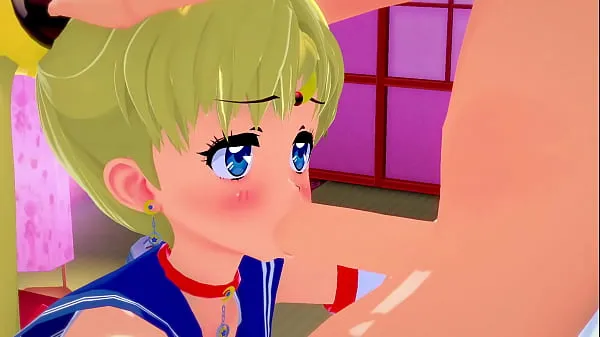 Toon Horny Student Sailor Moon Passionately Sucks Dick l 3D SFM hentai uncensored Drive-films